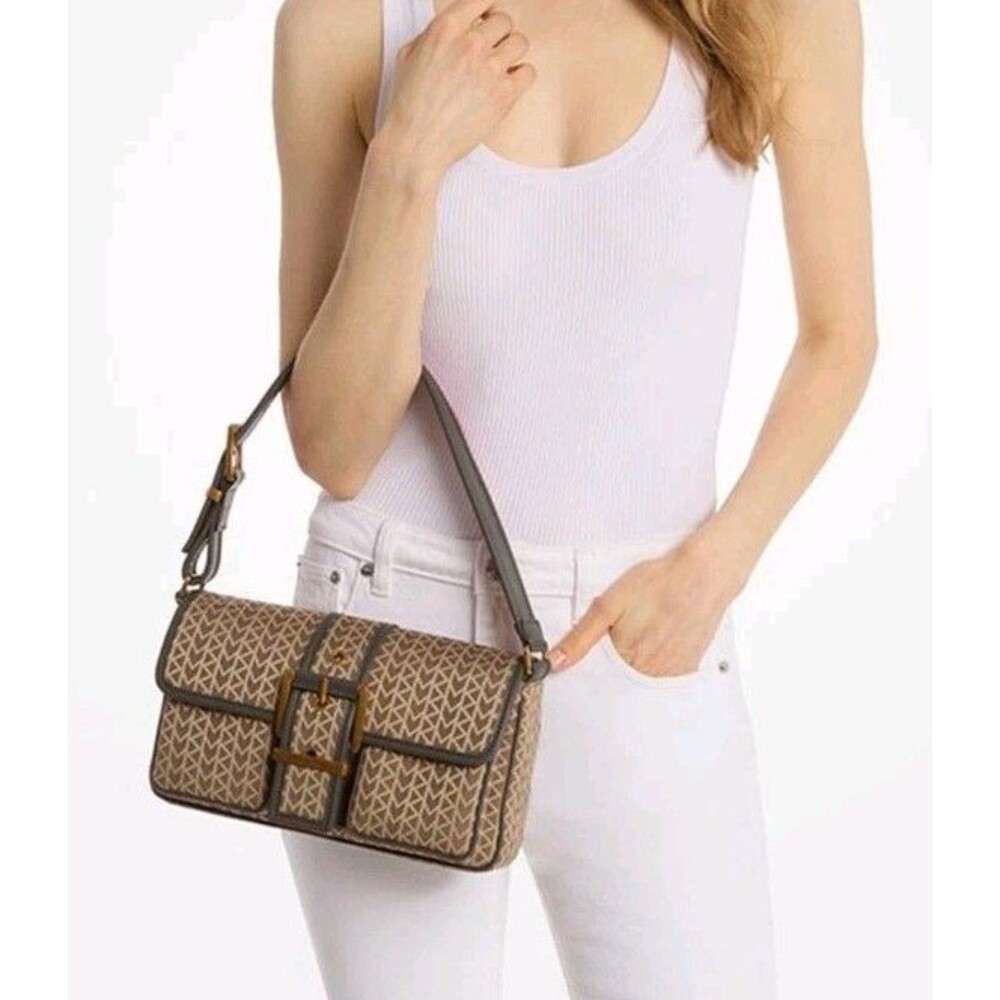 Michael Kors Colby MK Logo Shoulder Medium Bag
